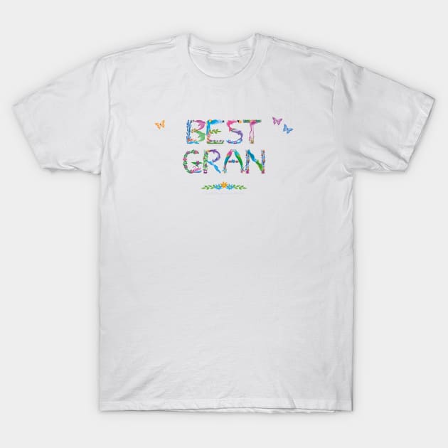 Best Gran - tropical wordart T-Shirt by DawnDesignsWordArt